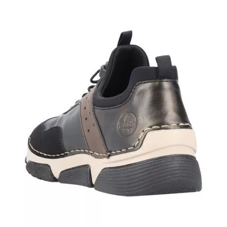 Półbuty RIEKER 45961-00 black