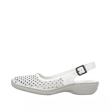 Sandały RIEKER 41350-80 white