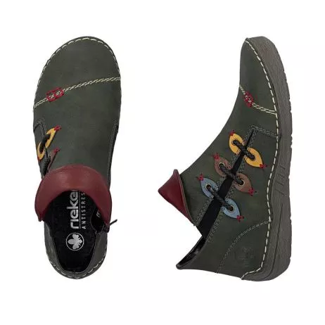Botki RIEKER 72581-54 green