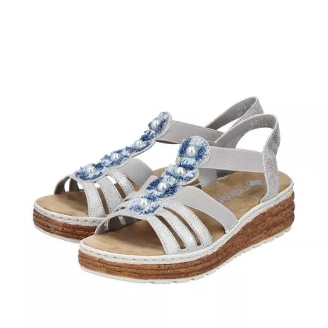 Sandały RIEKER 62771-40 grey