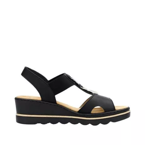Sandały RIEKER 67498-00 black