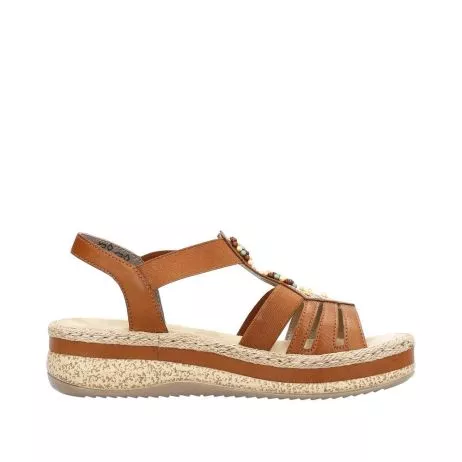 Sandały RIEKER V0921-24 brown