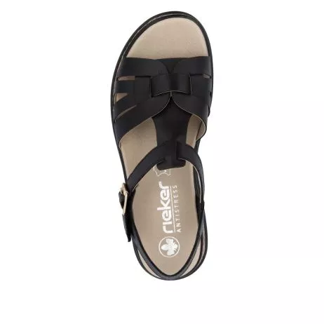 Sandały RIEKER W0853-00 black