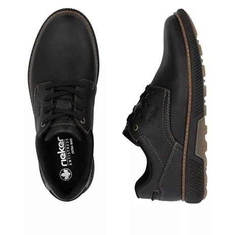 Półbuty RIEKER B3313-00 black