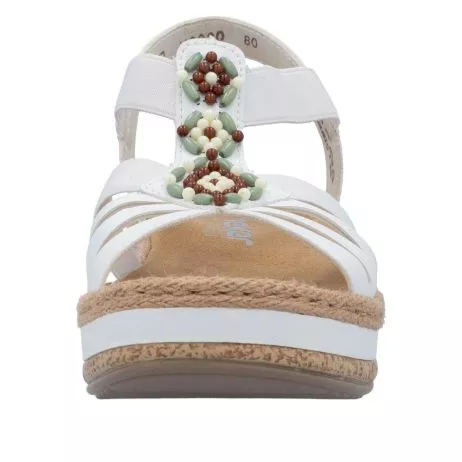Sandały RIEKER V0920-80 white