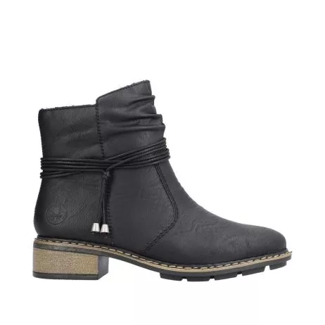 Botki RIEKER 77263-00 black