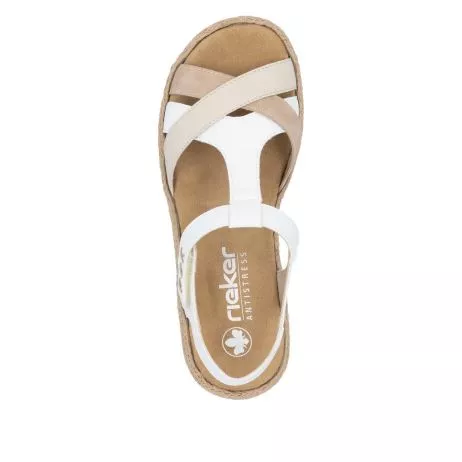 Sandały RIEKER V0919-80 white