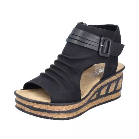Sandały RIEKER 68191-00 black