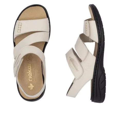 Sandały RIEKER 64573-81 white