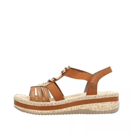 Sandały RIEKER V0921-24 brown