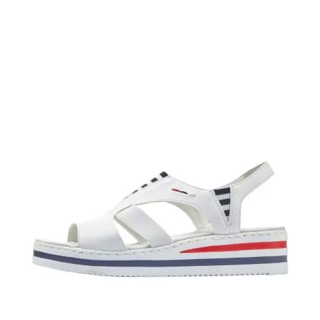 Sandały RIEKER V02Y5-80 white