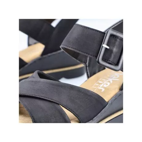 Sandały RIEKER 67463-00 black