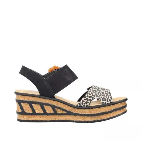 Sandały RIEKER 68176-00 black