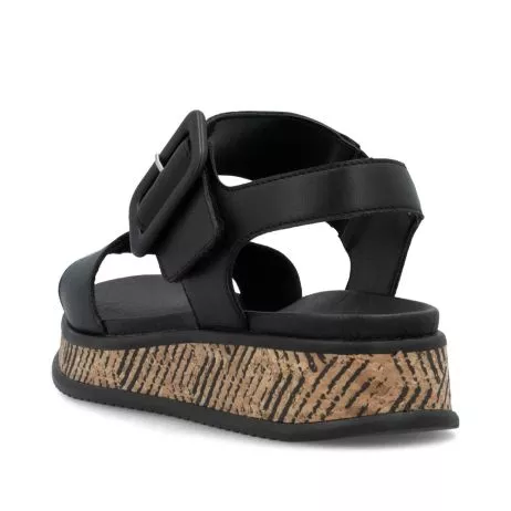 Sandały RIEKER W0800-00 black
