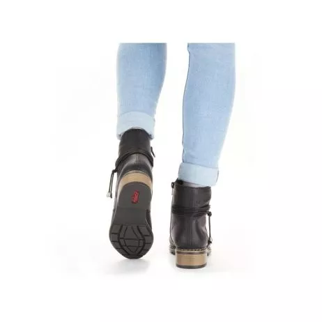 Botki RIEKER 77263-00 black