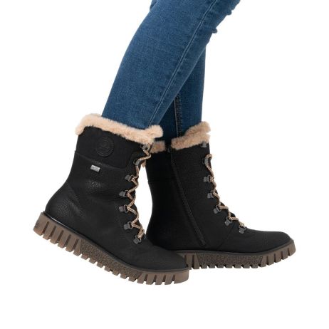 Trzewiki RIEKER Y3424-00 black