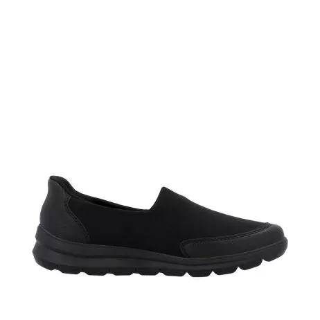 Półbuty RIEKER Z0054-00 black