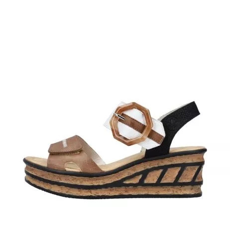 Sandały RIEKER 68176-64 beige