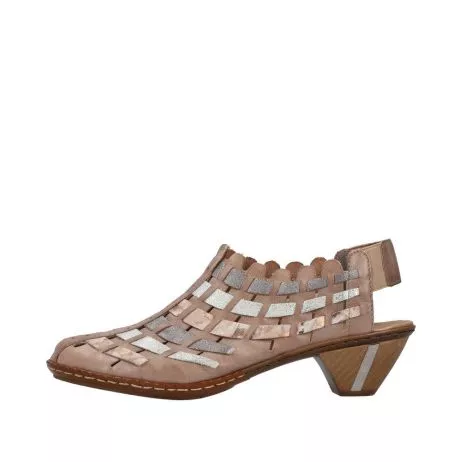 Sandały RIEKER 46778-64 beige
