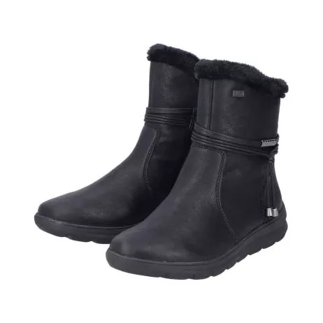 Botki RIEKER Z0070-00 black