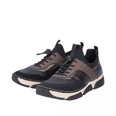 Półbuty RIEKER 45961-00 black