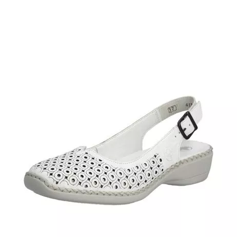 Sandały RIEKER 41350-80 white