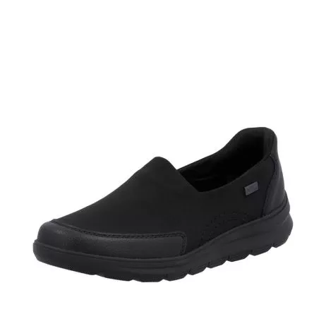 Półbuty RIEKER Z0054-00 black