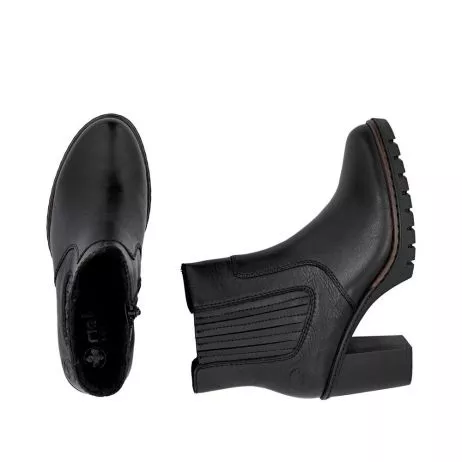 Botki RIEKER Y2577-00 black
