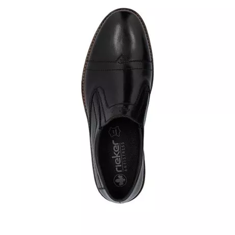 Półbuty RIEKER 14654-00 black
