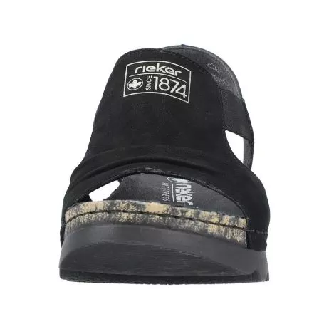Sandały RIEKER 64463-01 black