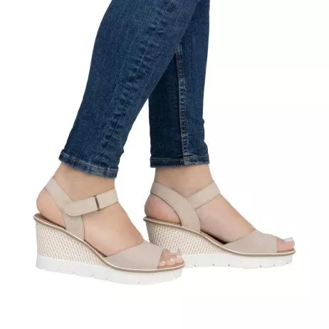 Sandały RIEKER 68590-60 beige