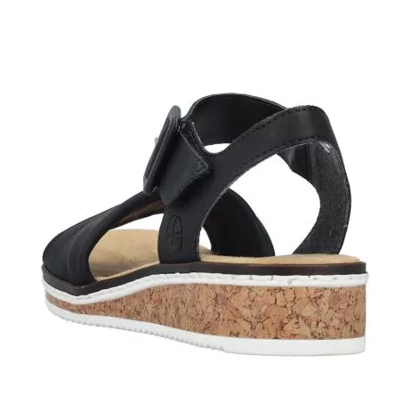 Sandały RIEKER V3691-00 black