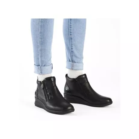 Botki RIEKER L4861-00 black