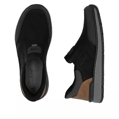Półbuty RIEKER B9057-00 black