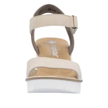 Sandały RIEKER 68590-60 beige