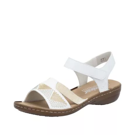 Sandały RIEKER 608C4-80 white