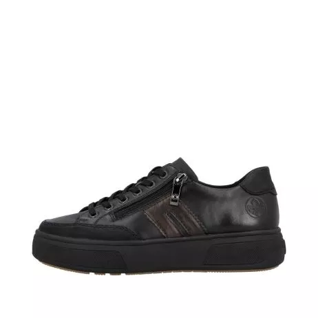 Półbuty RIEKER M7711-00 black