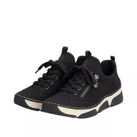 Półbuty RIEKER 45973-00 black