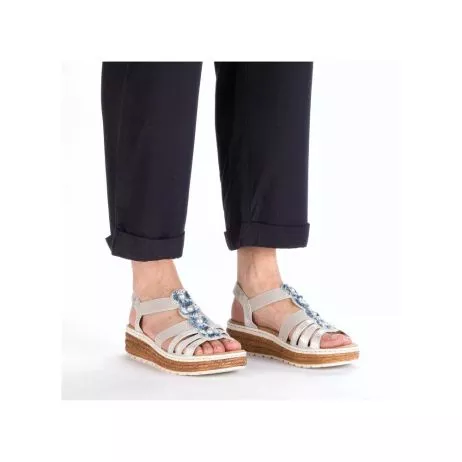 Sandały RIEKER 62771-40 grey