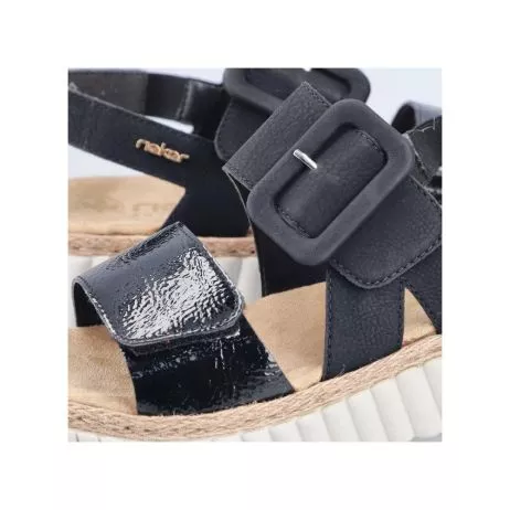 Sandały RIEKER 69260-00 black