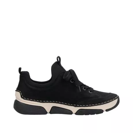 Półbuty RIEKER 45973-00 black