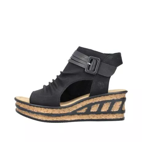 Sandały RIEKER 68191-00 black