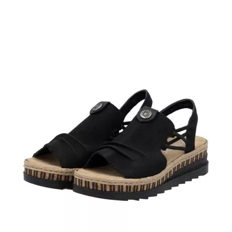 Sandały RIEKER V7972-00 black
