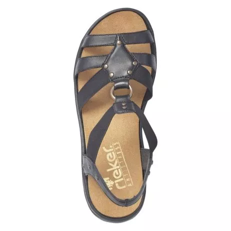 Sandały RIEKER 64574-00 black