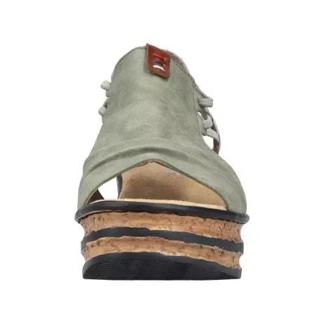 Sandały RIEKER 68175-52 green
