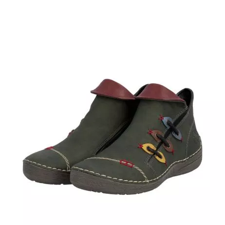 Botki RIEKER 72581-54 green