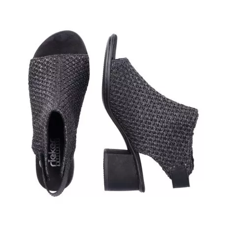 Sandały RIEKER 64670-00 black