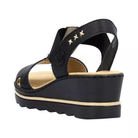 Sandały RIEKER 67498-00 black