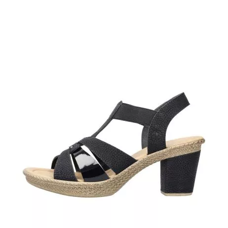 Sandały RIEKER 665K3-00 black