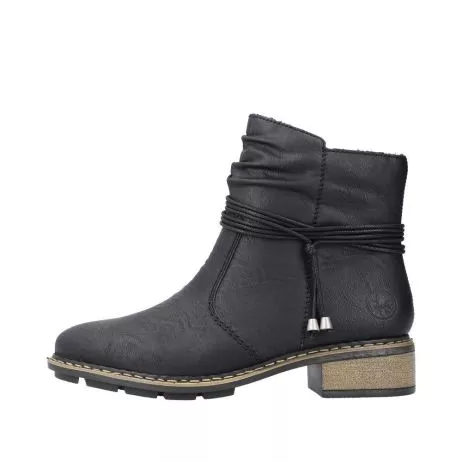 Botki RIEKER 77263-00 black